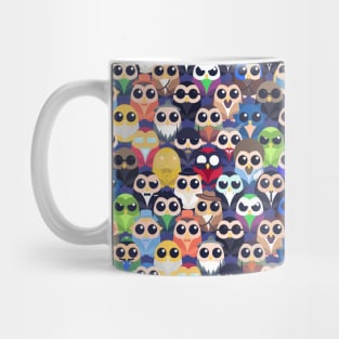 'So many Owls!' pattern Mug